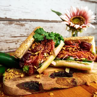 General Tso’s Banh Mi Chicken